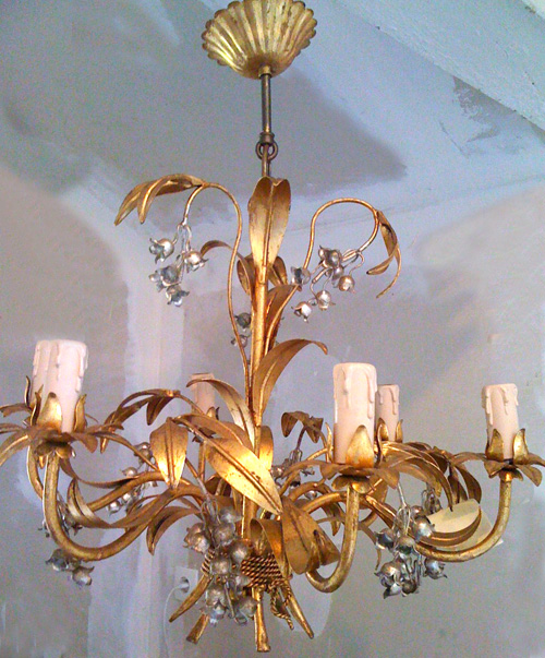 vintage french chandelier